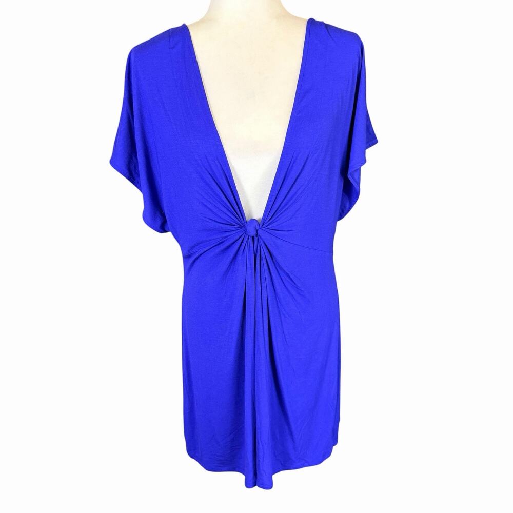 Victoria's Secret Swim Womens Beach Cover Up M Blue Resortwear Vacation NWT